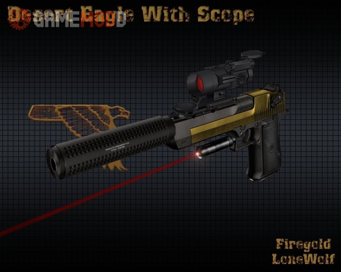 Desert Eagle With Scope