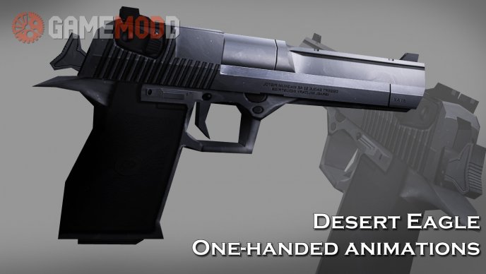 Desert Eagle on One-Handed Animations