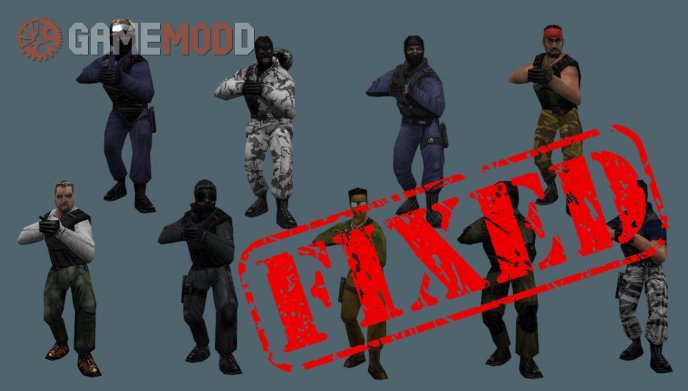 Black Ct Player Model Pack [Counter-Strike: Condition Zero] [Mods]