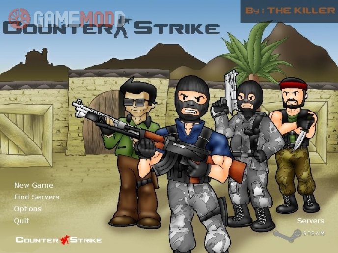 Who are these people in the Counter-Strike 1.6 background? : r