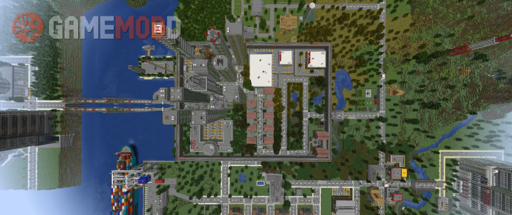 minecraft zombie abocalypse city map